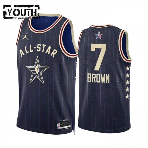 All-Star 2024 Trikot Eastern Conference Jaylen Brown Navy Swingman - Kinder